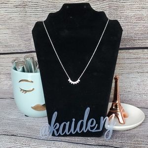 Stella & Dot Aurora Necklace - Silver